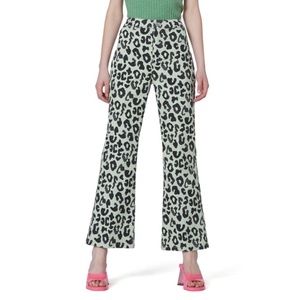 Gorman green animal print Sweet Spot Jean Size 8? 12 AUS flared leg new with tag